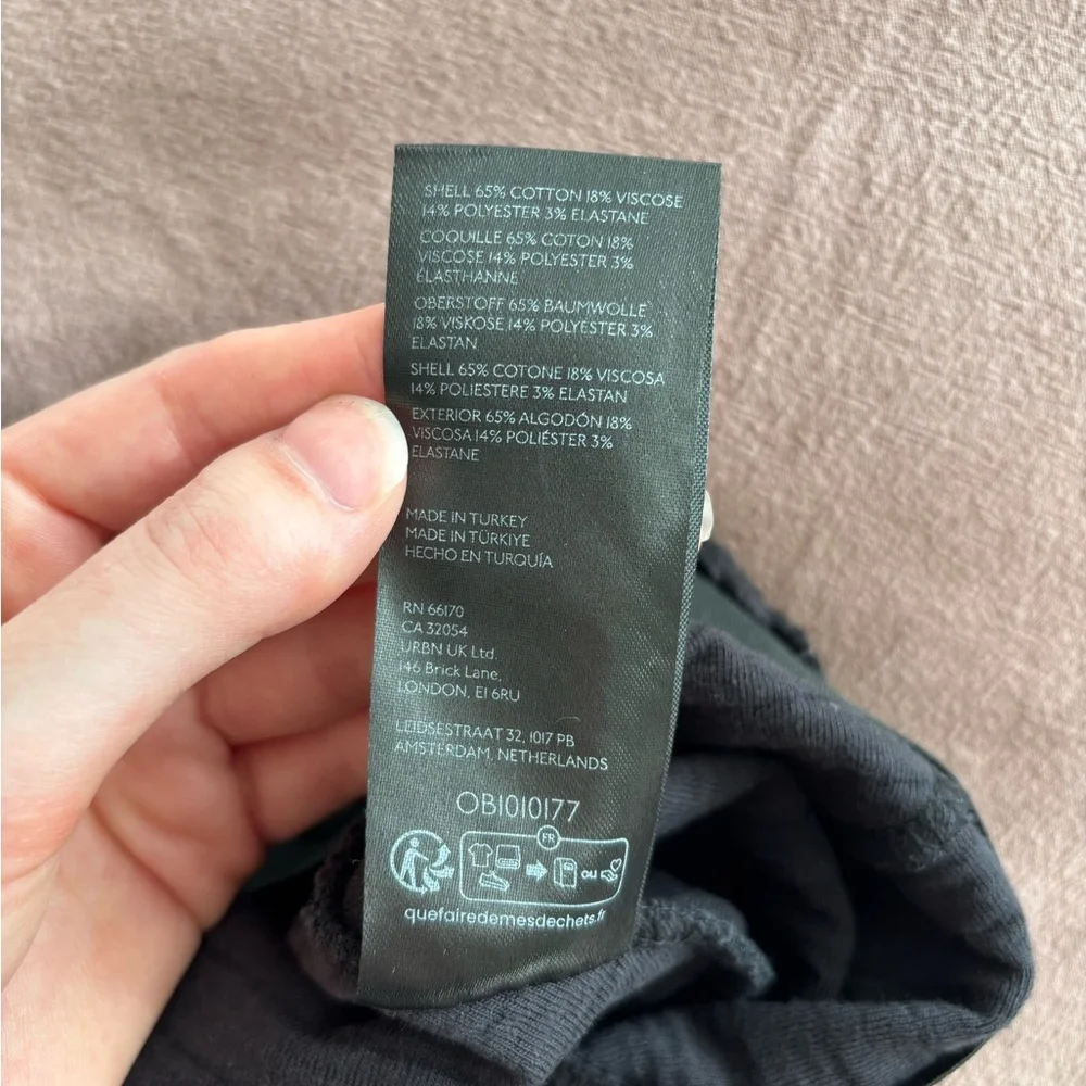 Free People Black Velvet Flare Pants - Picture 8 of 8